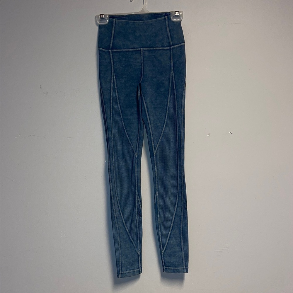 Lululemon Wunder Under High-Rise Tight *Snow Washed Ribbed 28"